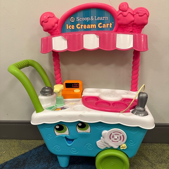 Scoop and Learn Ice Cream Cart Deluxe Learning Playset Pink - Picture 7 of 8